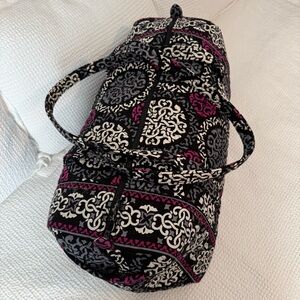 Vera Bradley Canterberry Magenta Large Duffel Bag
